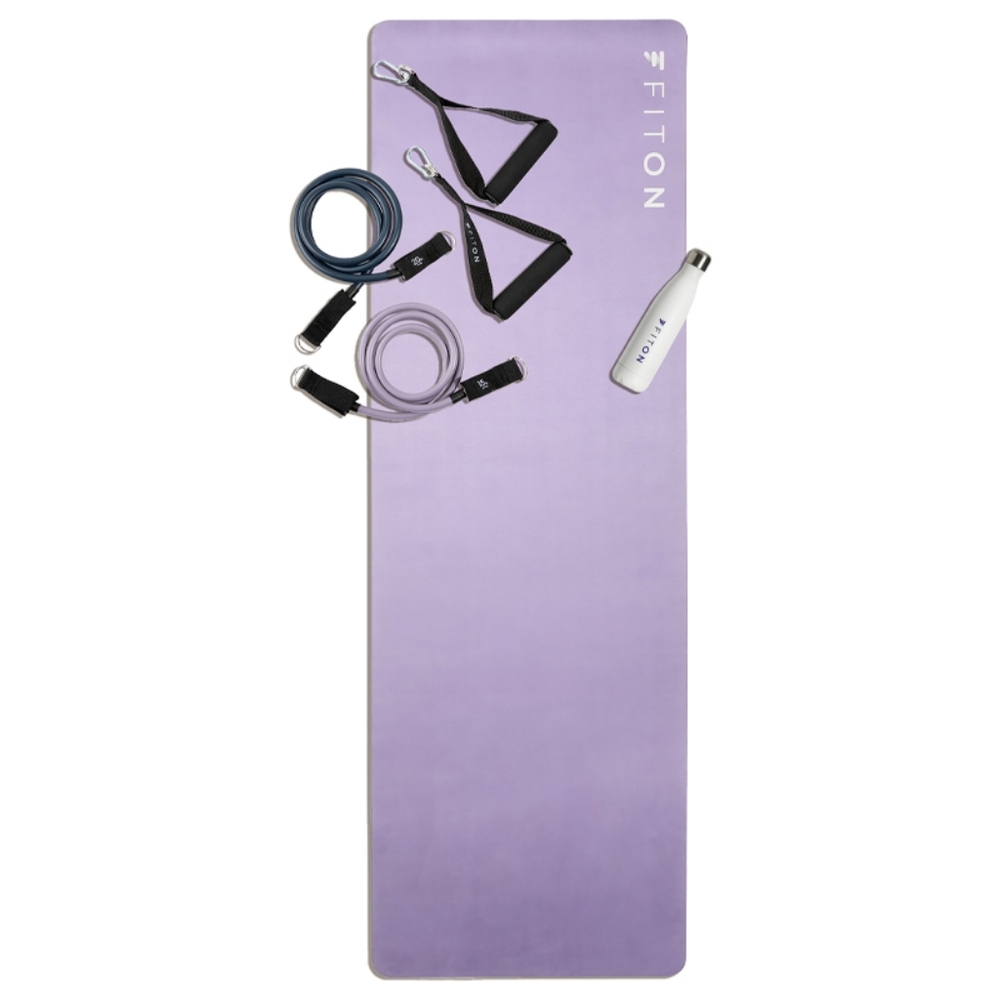NIB Fiton yoga mat w/ resistance bands